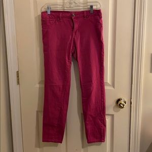 Jessica Simpson Pink Kiss Me Ankle Pants•Size 30